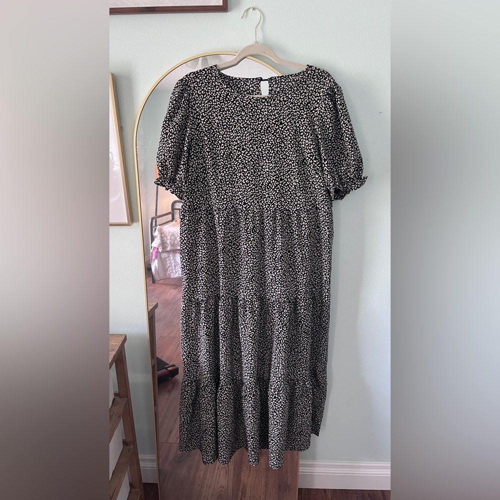 Leopard print dress